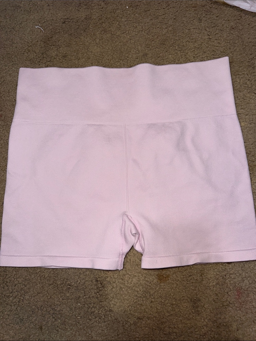 New Balance Pastel Pink High-Rise Bike Shorts